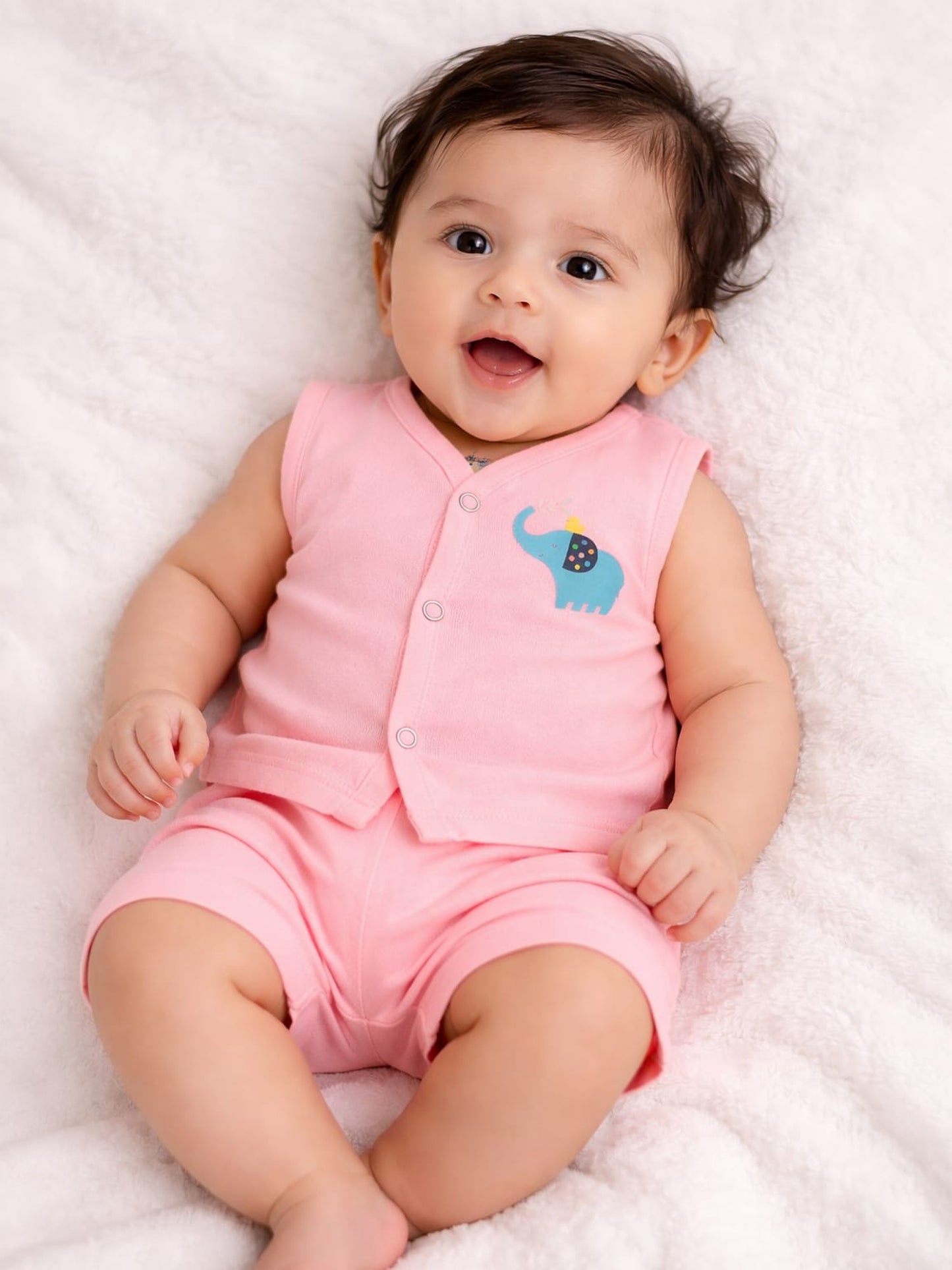 Sweetheart front open with chest Printed Jhabla