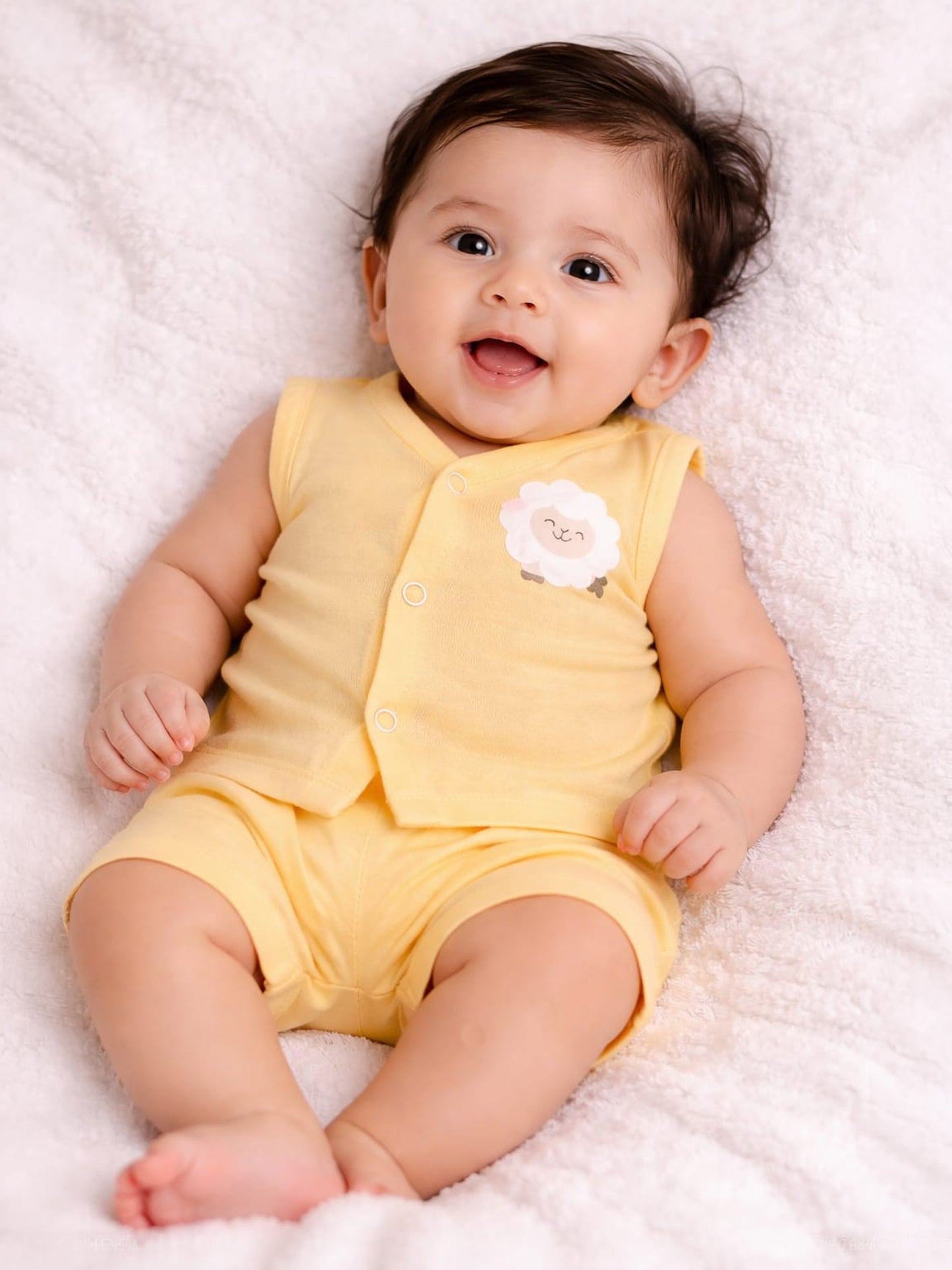 Sweetheart front open with chest Printed Jhabla