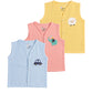 Sweetheart front open with chest Printed Jhabla