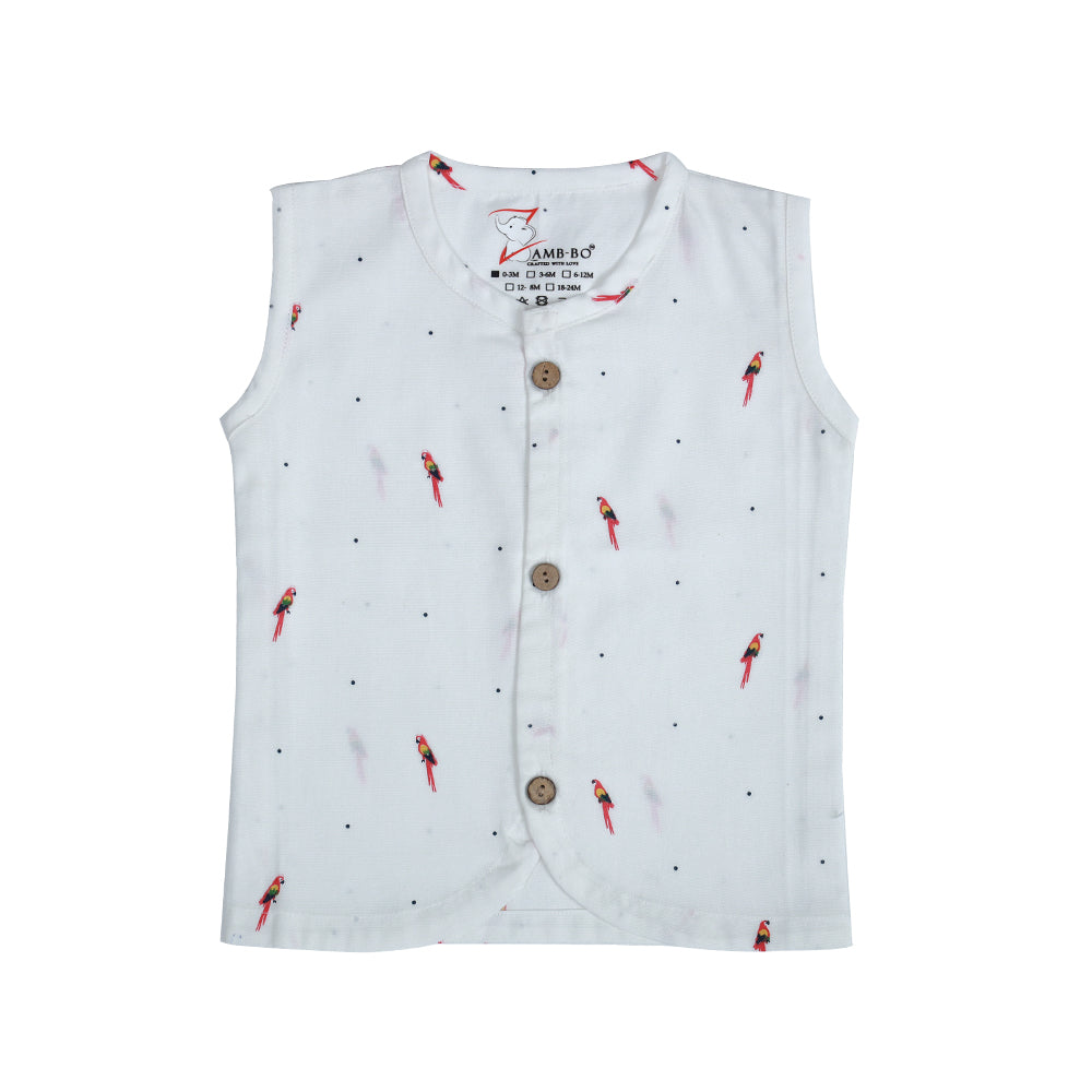 100 % Cotton Printed Jabla for Newborns & Infants