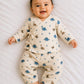 Safari Tales Muslin Cotton Angharkha Jabla Pant Set, Pack of 3