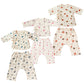 Safari Tales Muslin Cotton Angharkha Jabla Pant Set, Pack of 3