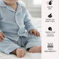 Blue Crinkle Muslin Nightsuit | Unisex