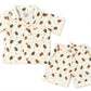 Feather Printed Short sleeve with Shorts Nightsuit