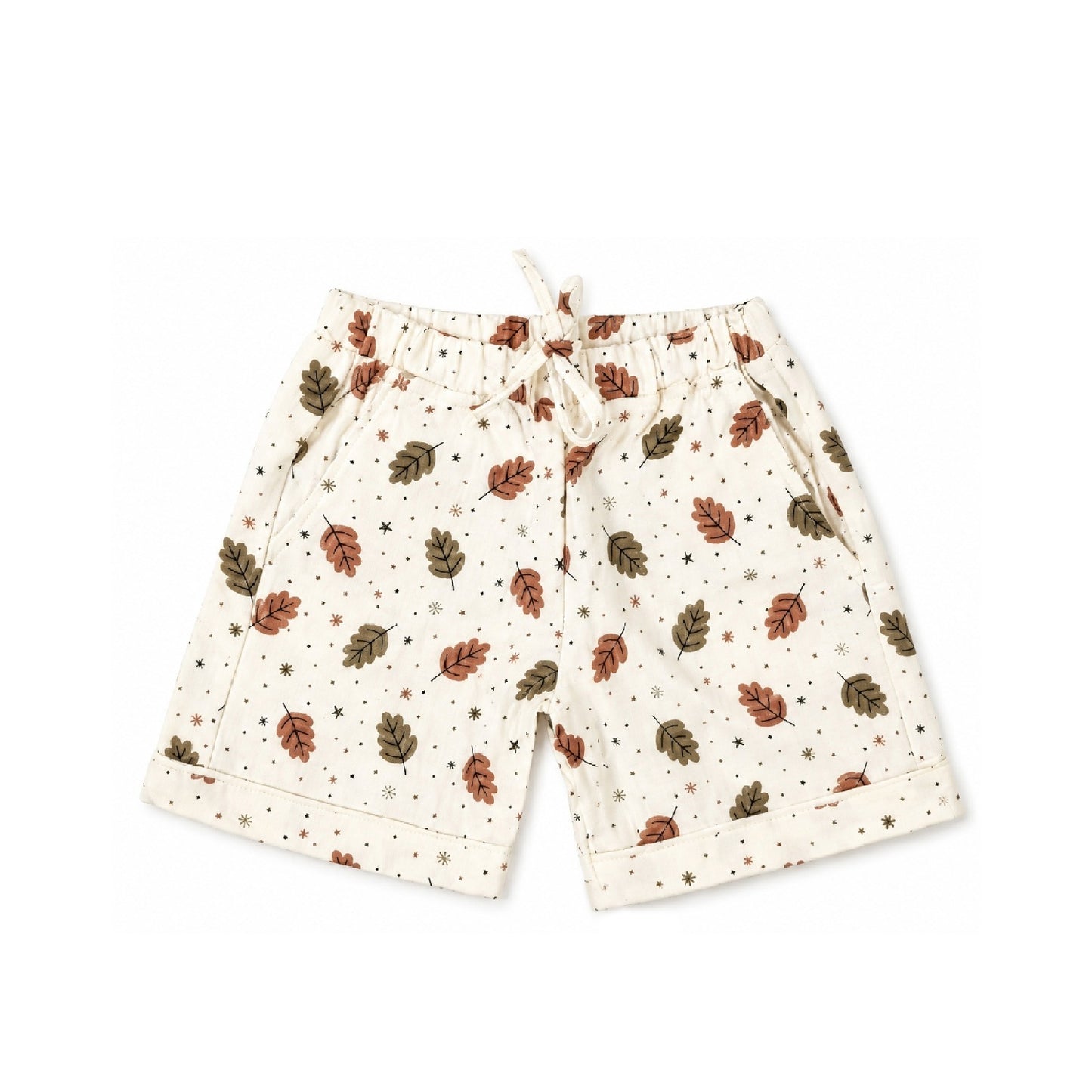 Feather Printed Short sleeve with Shorts Nightsuit