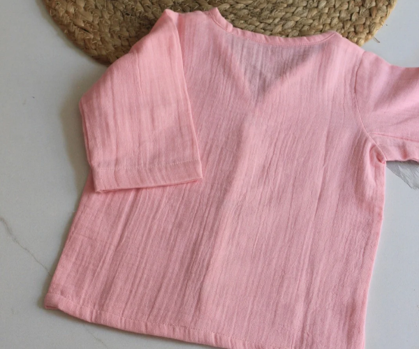 Playful Parade Full Sleeve Front open Jabla | 100% Muslin Cotton | Newborn Baby Wear