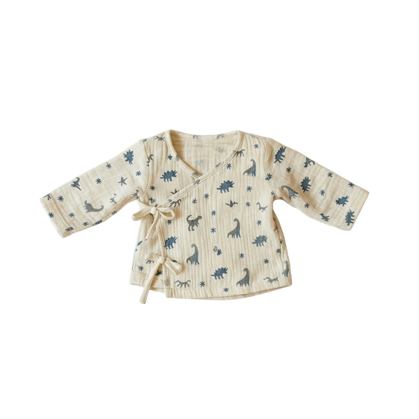 Full Sleeve Crinckled Muslin Cotton Jabla - Pack of 3