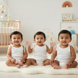 Cloud Knot White Dobby Top Knot Jabla