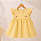 Twilight Yellow-  Kimono Frock