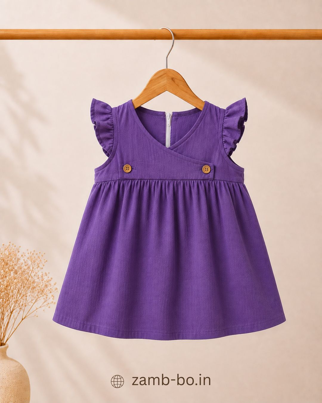 Twilight Purple-  Kimono Frock