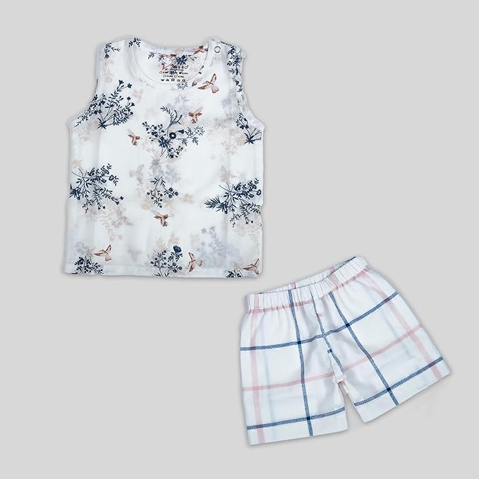 100% Cotton Printed co-ords for Infants & Toddlers