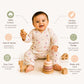 Safari Tales Muslin Cotton Angharkha Jabla Pant Set, Deer Print