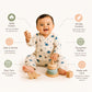 Safari Tales Muslin Cotton Angharkha Jabla Pant Set, Dino Print