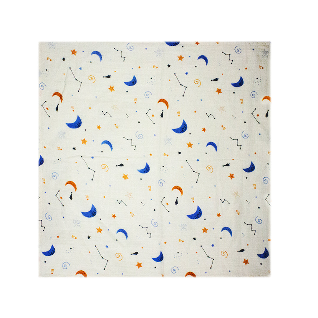 100% Crinkled Muslin Cotton Swaddle Wrap for Newborns, Sleep Blanket