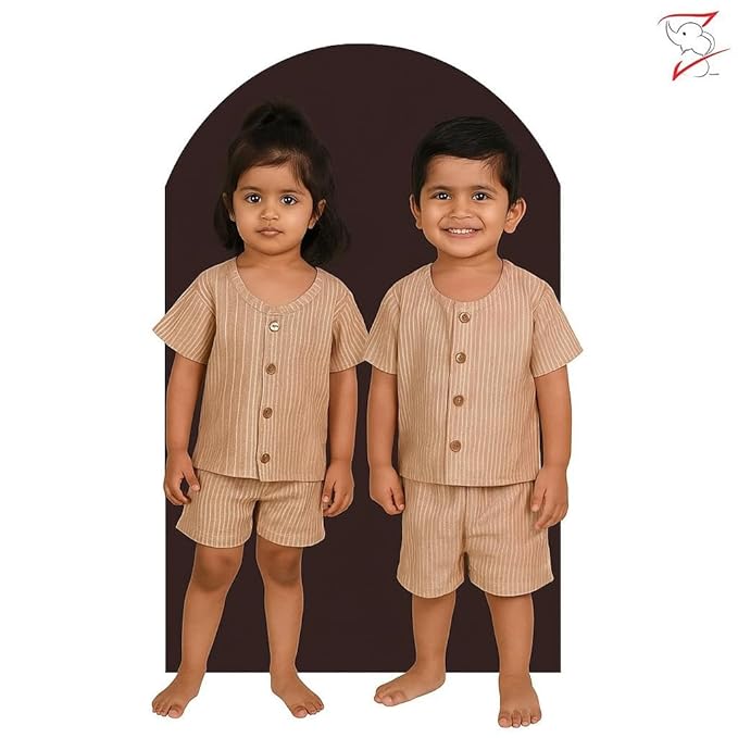 100% Cotton Printed Co-ord Sets for Infants & Toddlers