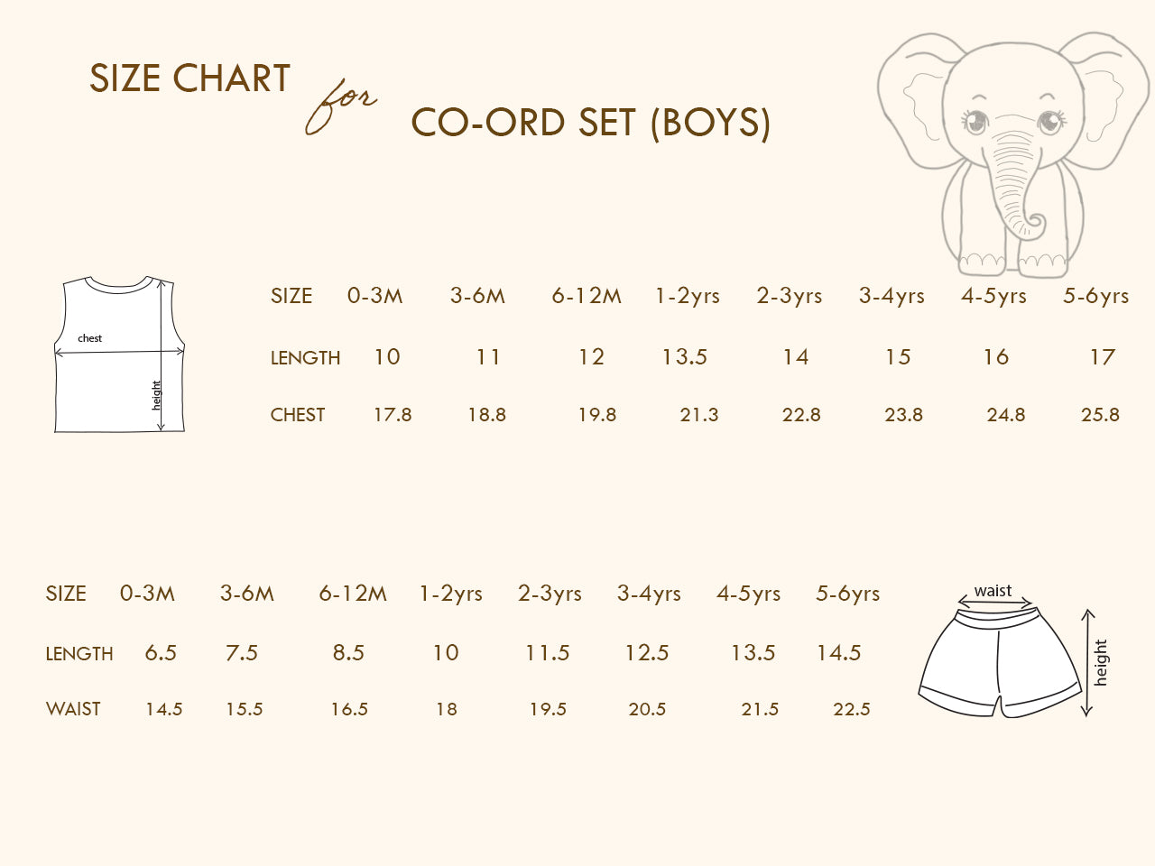 100% Organic Cotton printed Coord Sets for Toddler