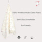 100% Crinkled Muslin Cotton Swaddle Wrap for Newborns, Sleep Blanket