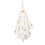 100% Crinkled Muslin Cotton Swaddle Wrap for Newborns, Sleep Blanket